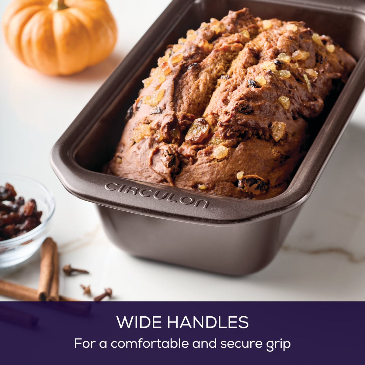 Bakeware Nonstick 5 Pc Bakeware Set, Chocolate Brown