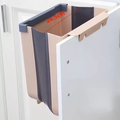 Kitchen Folding Trash Can Wall Mounted Trash Can Kitchen Cabinet Door Mounted Trash Can Folding Trash Can for Vehicles