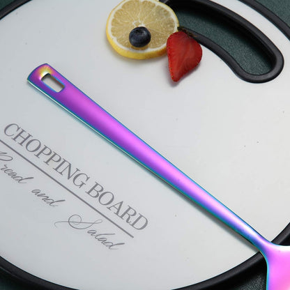 Elevate Your Cooking Experience with the 13-Piece Rainbow Stainless Steel Utensils Set - Perfect for Non-Stick Cookware!