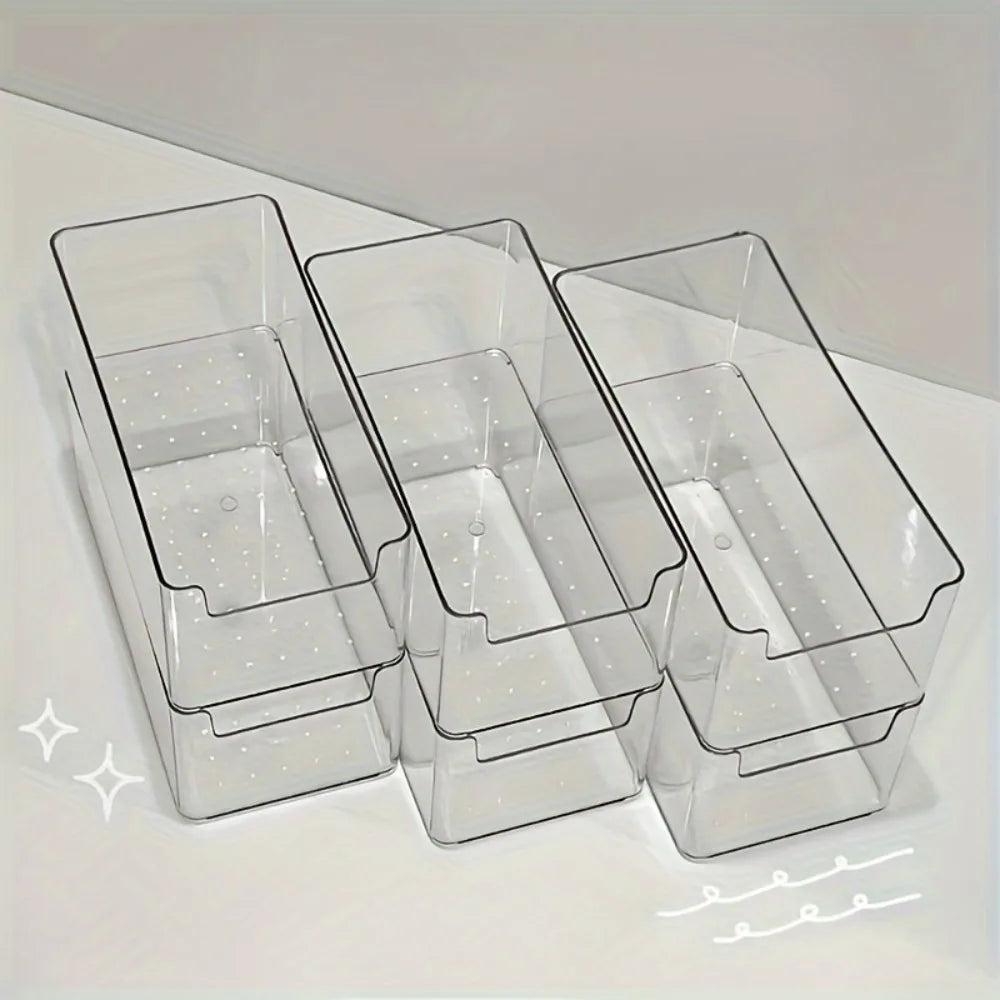 Multifunctional Transparent Storage Box - Durable Office Desk, Medicine and Other Storage Box, Home Storage Box