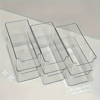 Multifunctional Transparent Storage Box - Durable Office Desk, Medicine and Other Storage Box, Home Storage Box