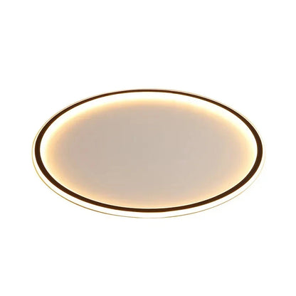 Simple Nordic Style Lighting Ceiling Lamp All White and Black Edge Modern Living Room Lamp Bedroom Home Lighting Decoration