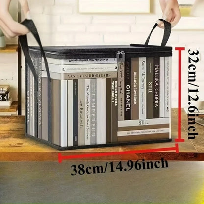 2-Pack Large Transparent Storage Boxes, Foldable and Space-Saving with Flip Lids, Large Rectangular Organizer Boxes with Front Lids and Covers, Space-Saving Design Suitable for Books, Clothes, Office, Home, Travel, Durable Plastic Containers, Storage Boxes, Home Organization
