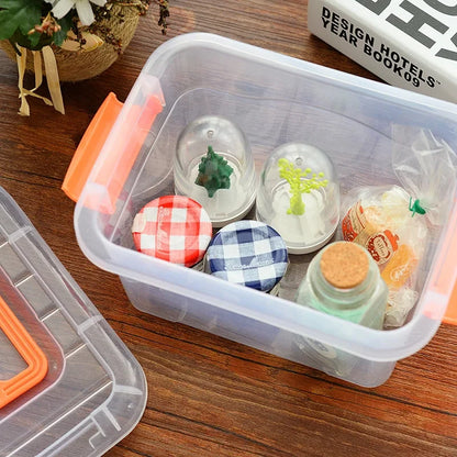 Transparent Storage Boxes Portable Boxes Toys Clothes Storage Boxes Organising Boxes Storage Boxes Snacks Organising Boxes